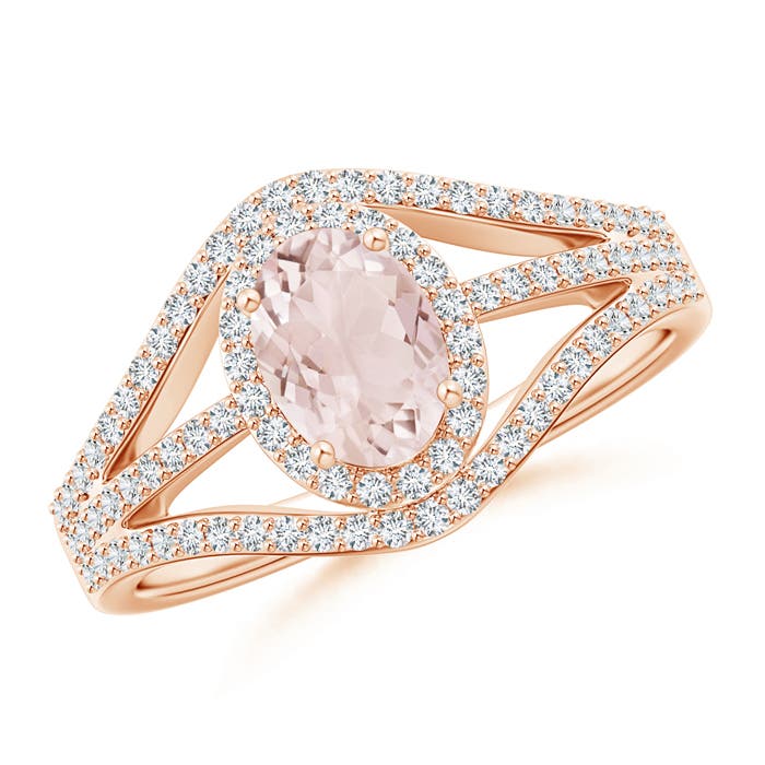 A - Morganite / 1.14 CT / 14 KT Rose Gold