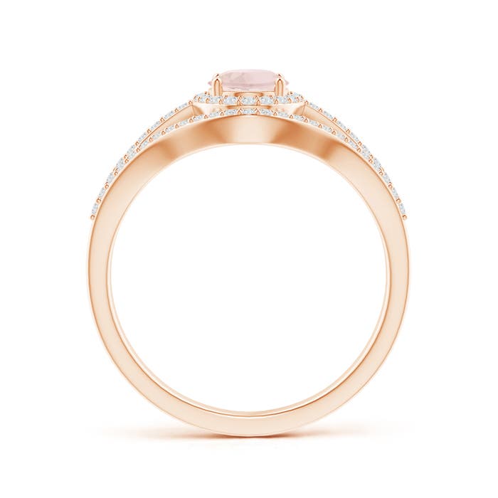 A - Morganite / 1.14 CT / 14 KT Rose Gold