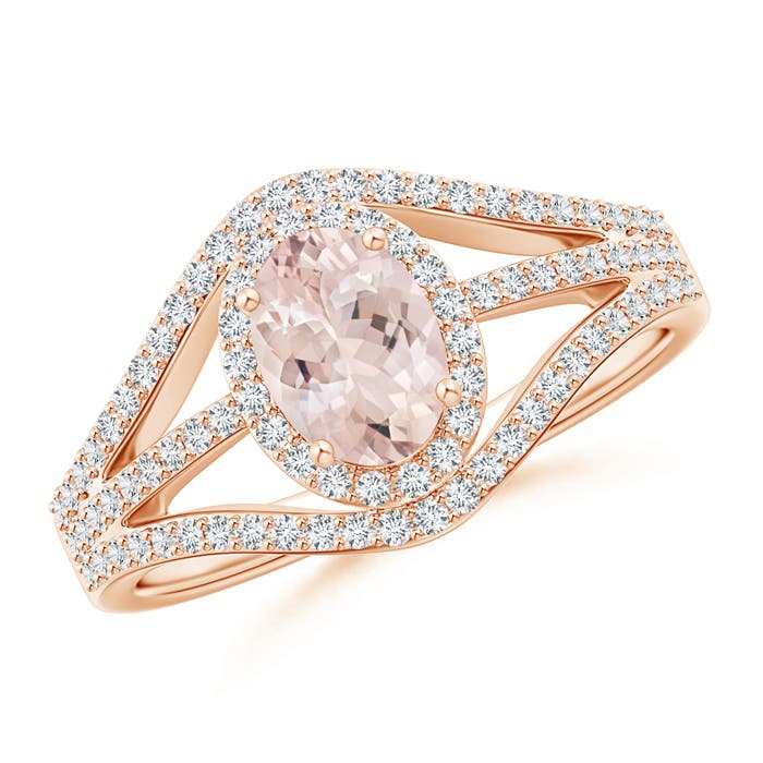 AA - Morganite / 1.14 CT / 14 KT Rose Gold