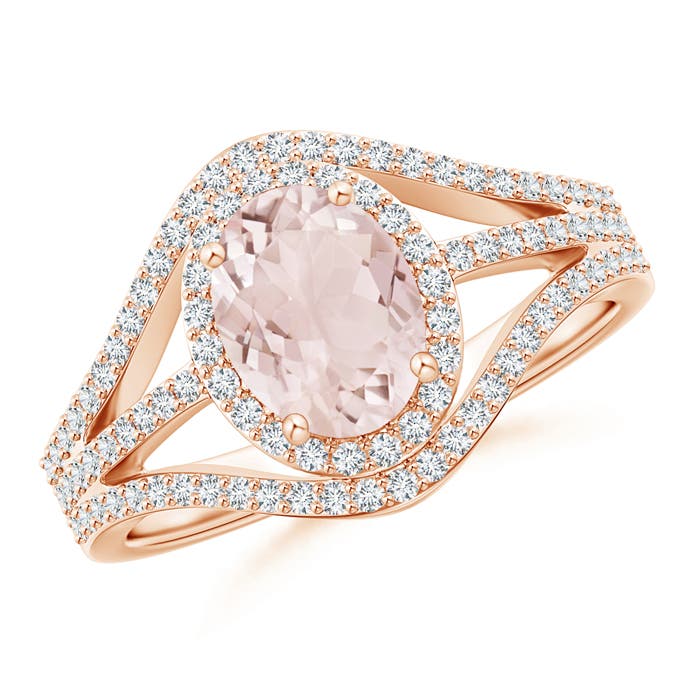 A - Morganite / 1.57 CT / 14 KT Rose Gold