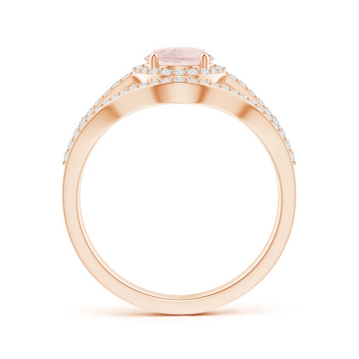 A - Morganite / 1.57 CT / 14 KT Rose Gold