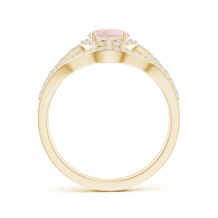 A - Morganite / 1.57 CT / 14 KT Yellow Gold