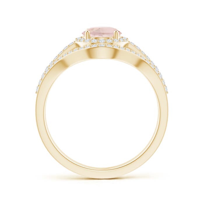 AA - Morganite / 1.57 CT / 14 KT Yellow Gold