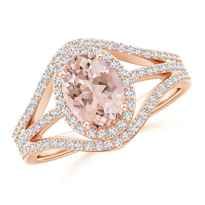 AAAA - Morganite / 1.57 CT / 14 KT Rose Gold