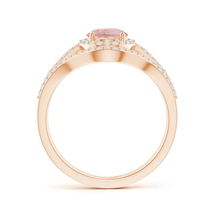 AAAA - Morganite / 1.57 CT / 14 KT Rose Gold