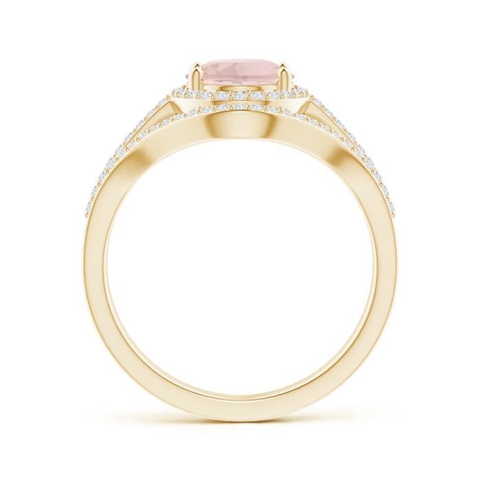 A - Morganite / 2.14 CT / 14 KT Yellow Gold