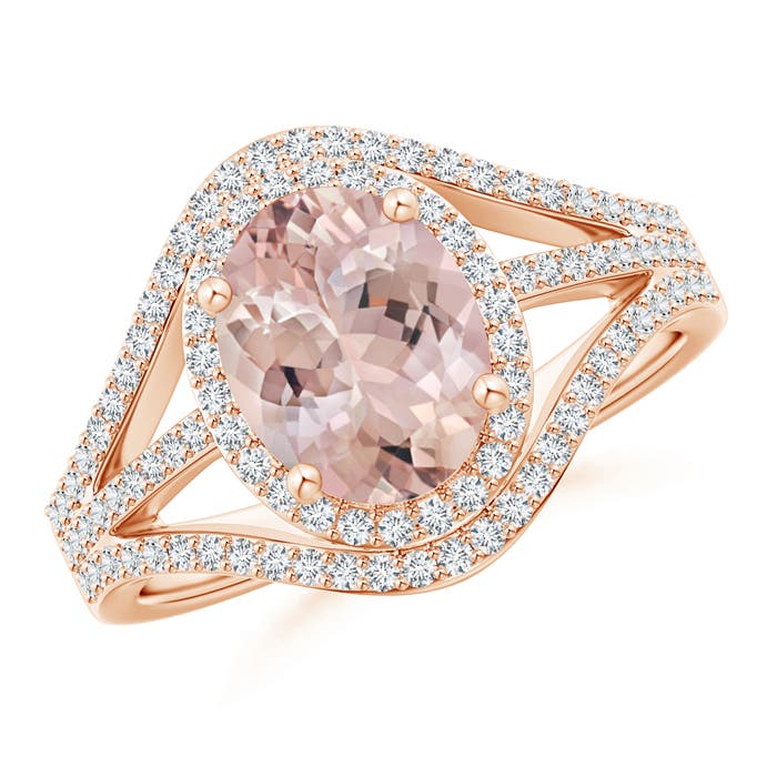 AA - Morganite / 2.14 CT / 14 KT Rose Gold