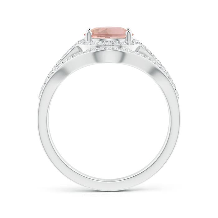 AAA - Morganite / 2.14 CT / 14 KT White Gold