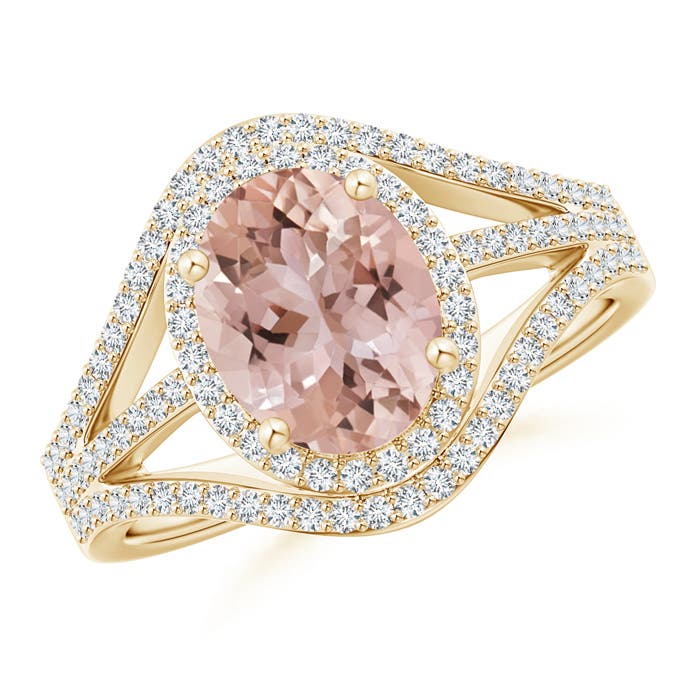 AAA - Morganite / 2.14 CT / 14 KT Yellow Gold