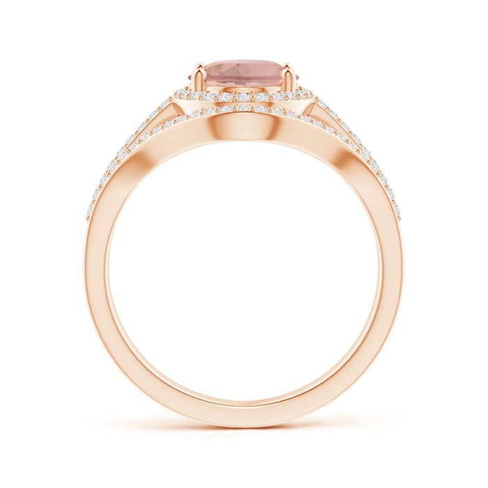 AAAA - Morganite / 2.14 CT / 14 KT Rose Gold