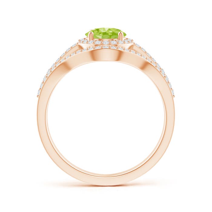 AA - Peridot / 1.82 CT / 14 KT Rose Gold