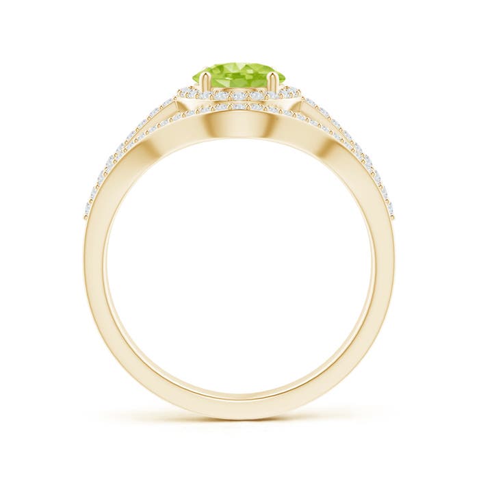 AA - Peridot / 1.82 CT / 14 KT Yellow Gold