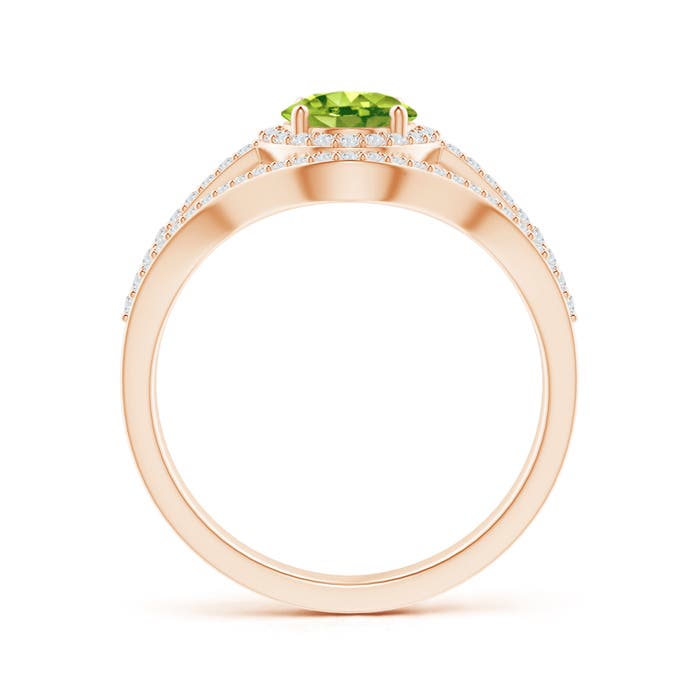 AAA - Peridot / 1.82 CT / 14 KT Rose Gold