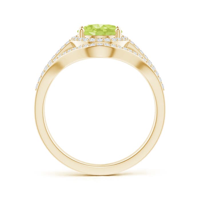 A - Peridot / 2.39 CT / 14 KT Yellow Gold