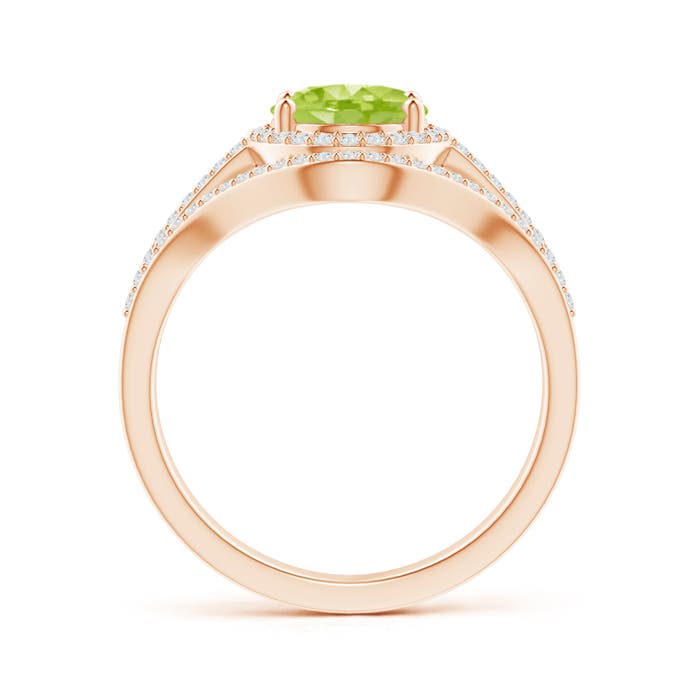 AA - Peridot / 2.39 CT / 14 KT Rose Gold