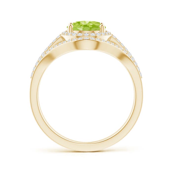 AA - Peridot / 2.39 CT / 14 KT Yellow Gold