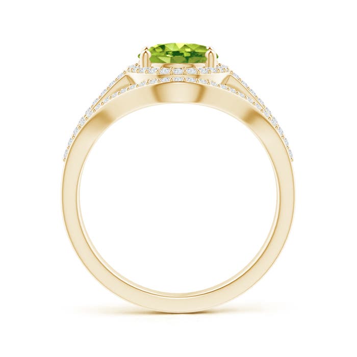 AAA - Peridot / 2.39 CT / 14 KT Yellow Gold