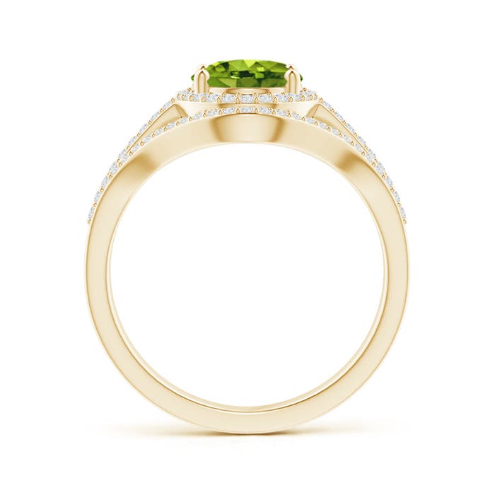 AAAA - Peridot / 2.39 CT / 14 KT Yellow Gold