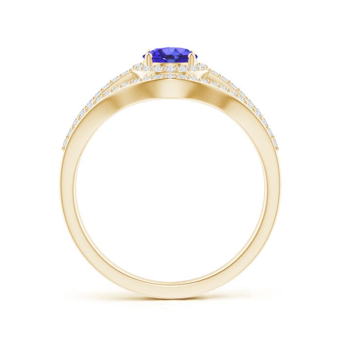 AA - Tanzanite / 1.24 CT / 14 KT Yellow Gold