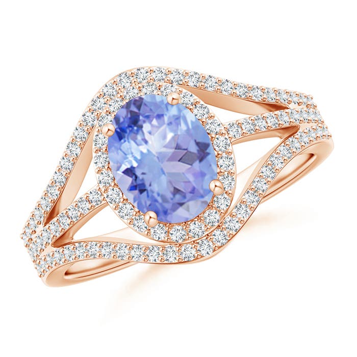 A - Tanzanite / 1.72 CT / 14 KT Rose Gold