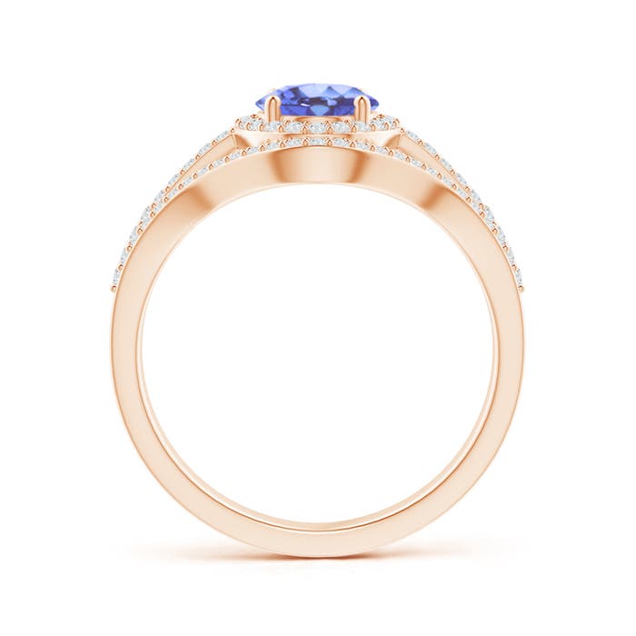 A - Tanzanite / 1.72 CT / 14 KT Rose Gold