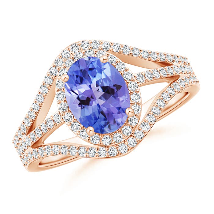 AA - Tanzanite / 1.72 CT / 14 KT Rose Gold