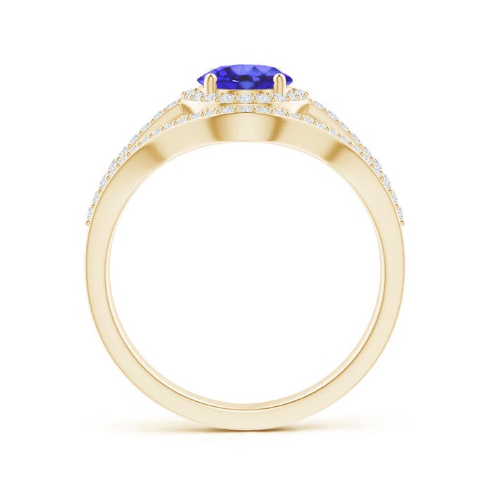 AA - Tanzanite / 1.72 CT / 14 KT Yellow Gold