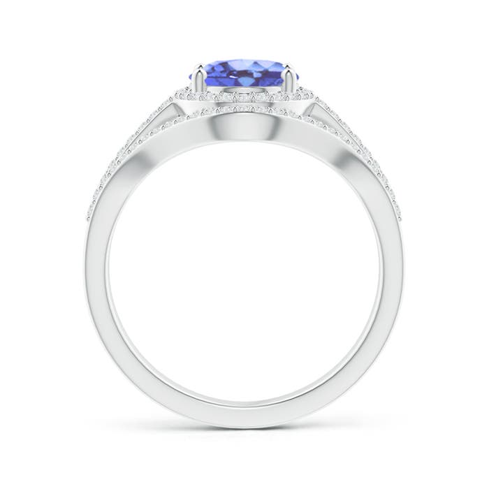 A - Tanzanite / 2.39 CT / 14 KT White Gold