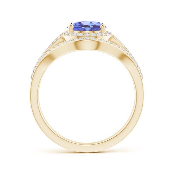 A - Tanzanite / 2.39 CT / 14 KT Yellow Gold