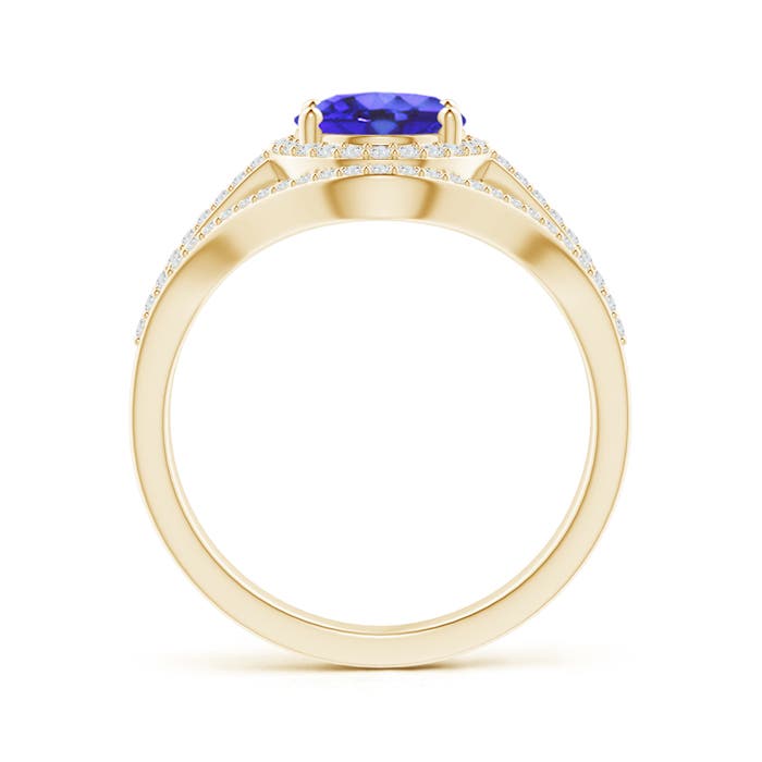 AA - Tanzanite / 2.39 CT / 14 KT Yellow Gold