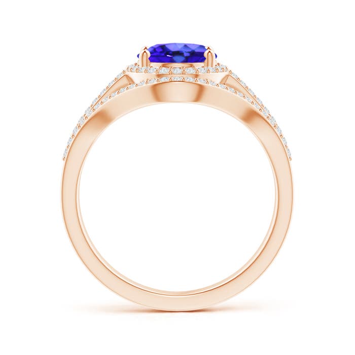 AAA - Tanzanite / 2.39 CT / 14 KT Rose Gold