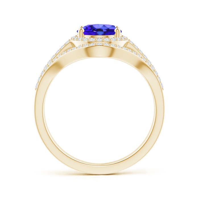 AAA - Tanzanite / 2.39 CT / 14 KT Yellow Gold