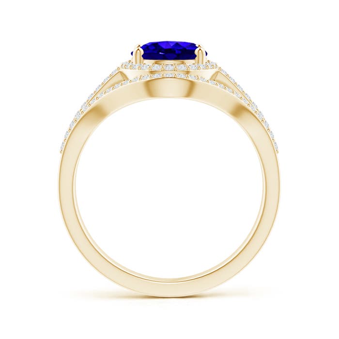 AAAA - Tanzanite / 2.39 CT / 14 KT Yellow Gold