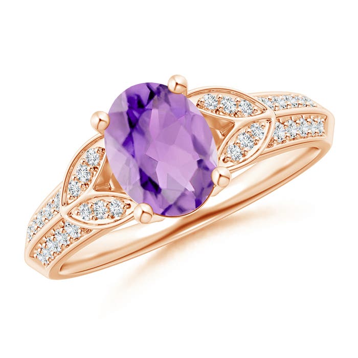 A - Amethyst / 1.33 CT / 14 KT Rose Gold