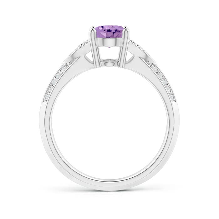 A - Amethyst / 1.33 CT / 14 KT White Gold