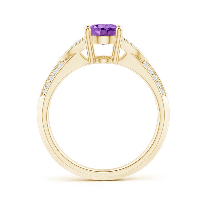 AA - Amethyst / 1.33 CT / 14 KT Yellow Gold