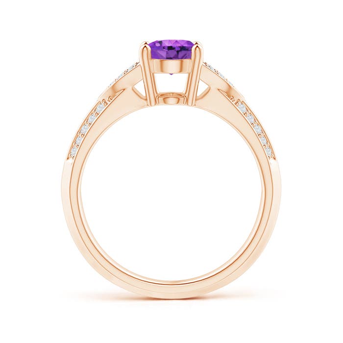 AAA - Amethyst / 1.33 CT / 14 KT Rose Gold