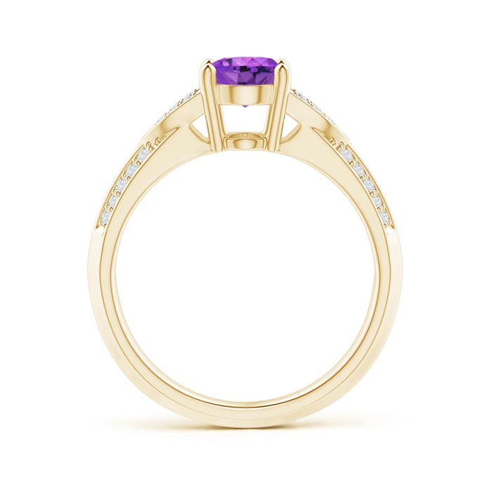 AAA - Amethyst / 1.33 CT / 14 KT Yellow Gold