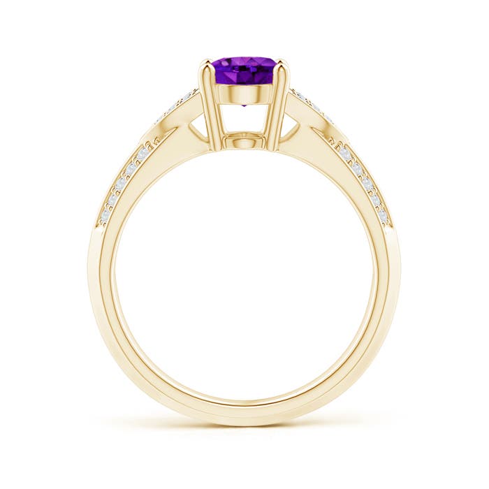 AAAA - Amethyst / 1.33 CT / 14 KT Yellow Gold