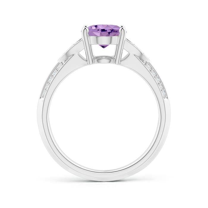 A - Amethyst / 1.78 CT / 14 KT White Gold