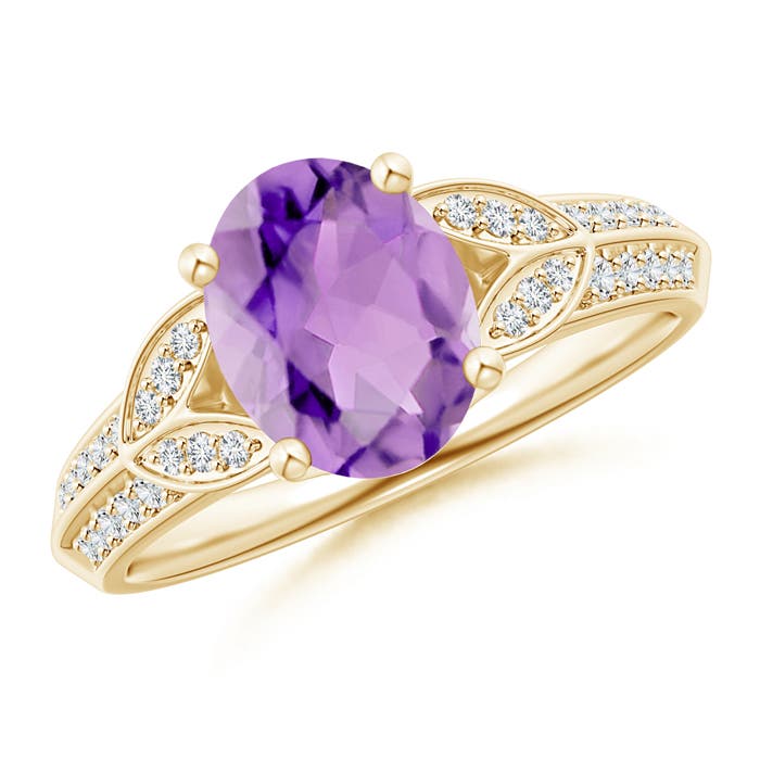 A - Amethyst / 1.78 CT / 14 KT Yellow Gold