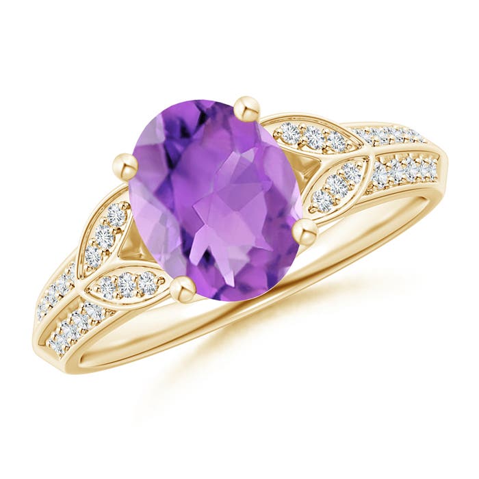 AA - Amethyst / 1.78 CT / 14 KT Yellow Gold