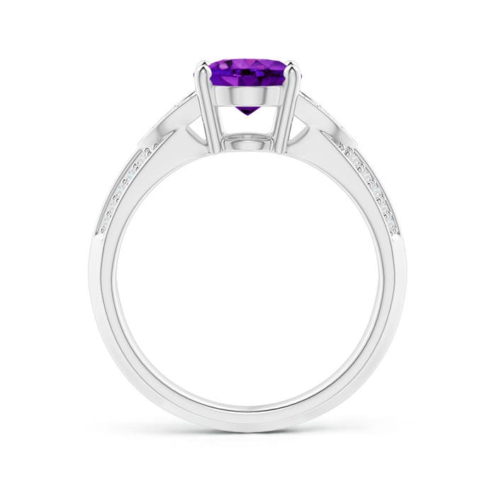 AAAA - Amethyst / 1.78 CT / 14 KT White Gold