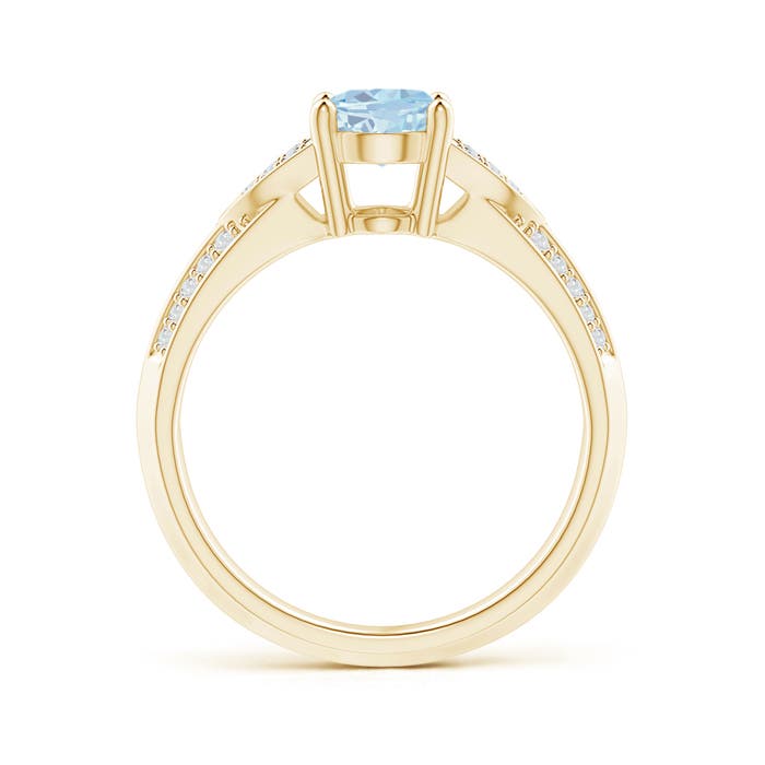 A - Aquamarine / 1.18 CT / 14 KT Yellow Gold