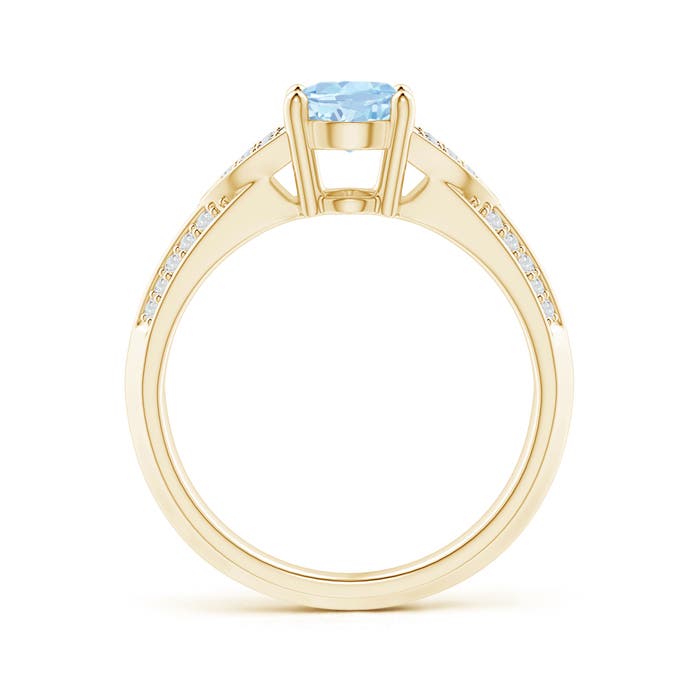 AA - Aquamarine / 1.18 CT / 14 KT Yellow Gold