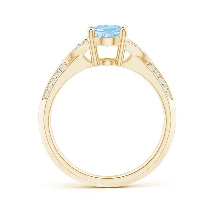 AAA - Aquamarine / 1.18 CT / 14 KT Yellow Gold