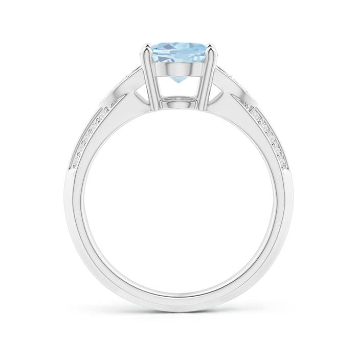 A - Aquamarine / 1.68 CT / 14 KT White Gold