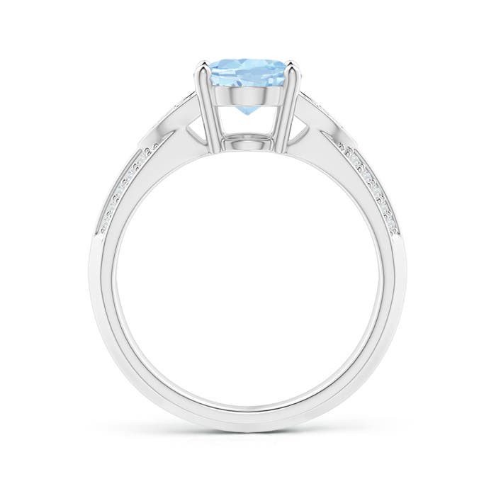 AA - Aquamarine / 1.68 CT / 14 KT White Gold