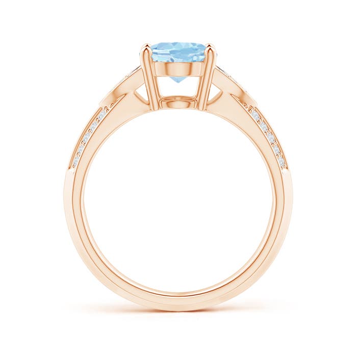 AAA - Aquamarine / 1.68 CT / 14 KT Rose Gold