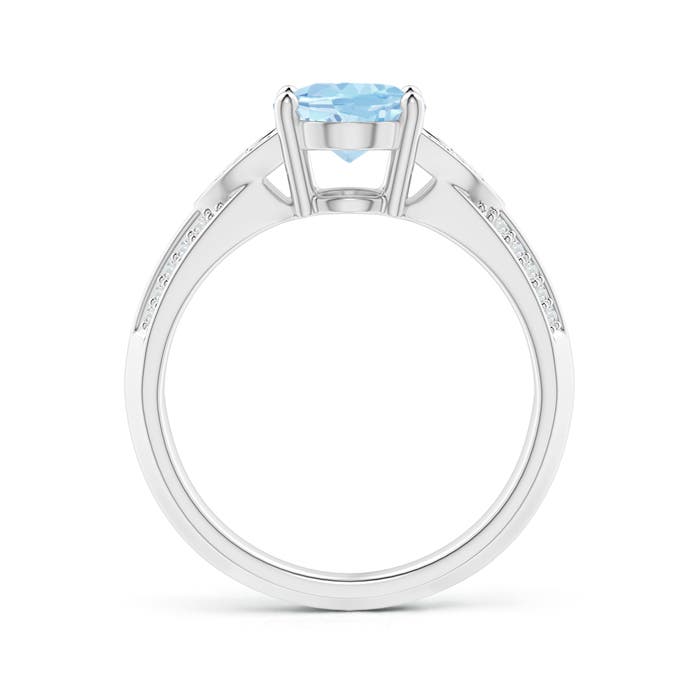 AAA - Aquamarine / 1.68 CT / 14 KT White Gold